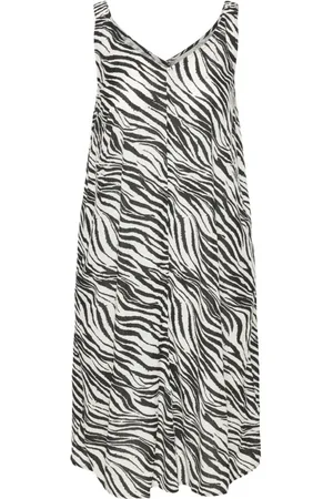 Kaffe Dames, Jurken, Zwart, Maat: 2XL Viscose