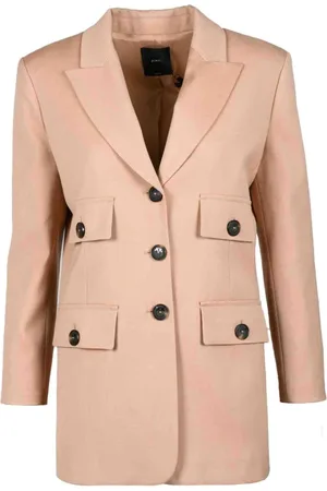 Pinko Dames, Jassen, Roze, Maat: 2XS Wol