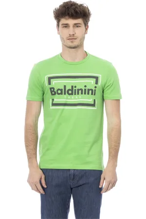 BALDININI Heren, Tops, Groen, Maat: 2XL Katoen