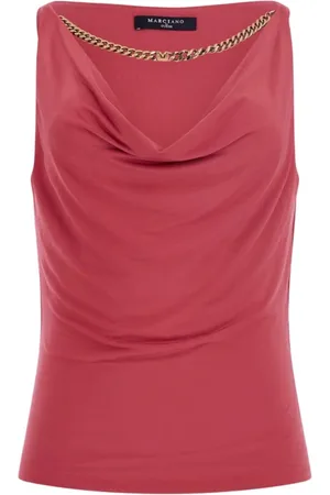 Guess Dames, Tops, Roze, Maat: XL Leer
