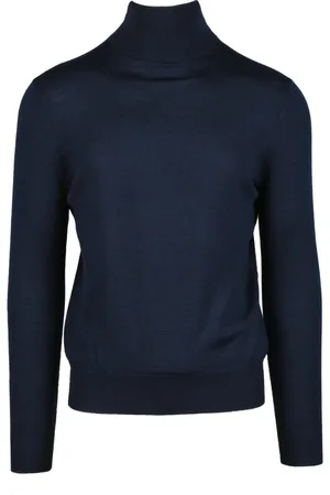 BALLANTYNE Heren, Truien, Blauw, Maat: M Wol