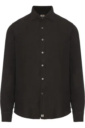 SONRISA Heren, Overhemden, Zwart, Maat: 3XL Linnen