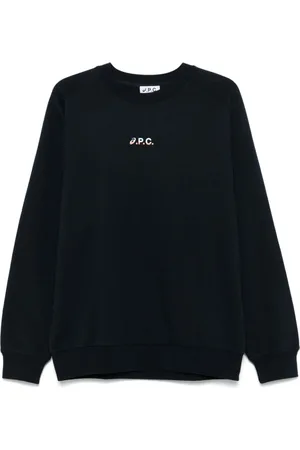 A.P.C. Heren, Sweatshirts & Hoodies, Blauw, Maat: M