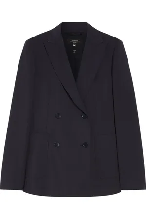 Max Mara Dames, Jassen, Blauw, Maat: S Wol