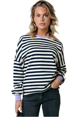 Colourful rebel Dames, Sweatshirts & Hoodies, Blauw, Maat: XS Katoen