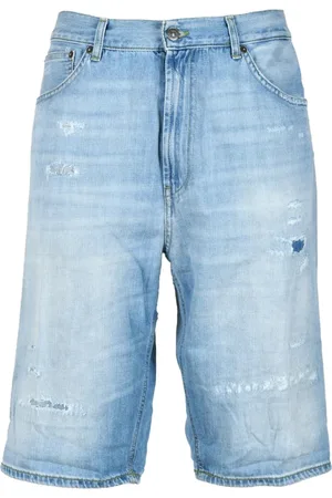 Dondup Heren, Korte broeken, Blauw, Maat: W35 Katoen