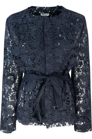 P.A.R.O.S.H. Dames, Jassen, Blauw, Maat: M Poliester