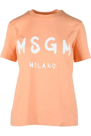 Msgm Dames, Tops, Roze, Maat: L Katoen