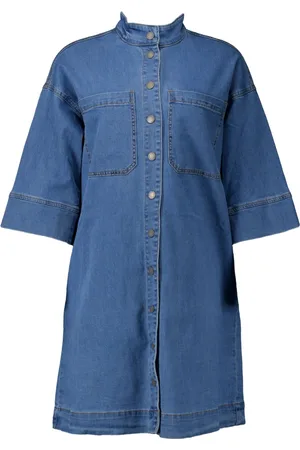 My Essential Wardrobe Dames, Jurken, Blauw, Maat: M