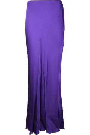Patrizia Pepe Dames, Rokken, Paars, Maat: L Viscose