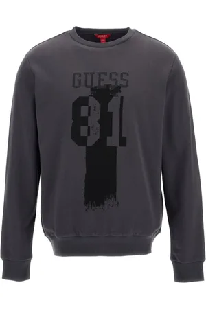Guess Heren, Sweatshirts & Hoodies, Grijs, Maat: M Katoen