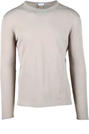 DISTRETTO 12 Heren, Truien, Grijs, Maat: L Nylon