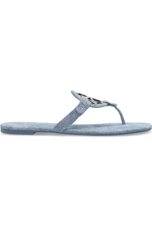 Tory Burch Dames, Schoenen, Blauw, Maat: 39 EU Suède