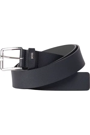 HUGO BOSS Heren, Accessoires, Blauw, Maat: 105 CM Leer