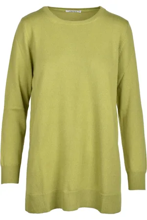 KANGRA CASHMERE Dames, Truien, Groen, Maat: S Zijde