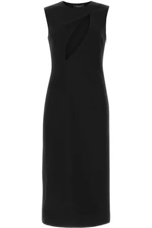 VERSACE Dames, Jurken, Zwart, Maat: S Viscose
