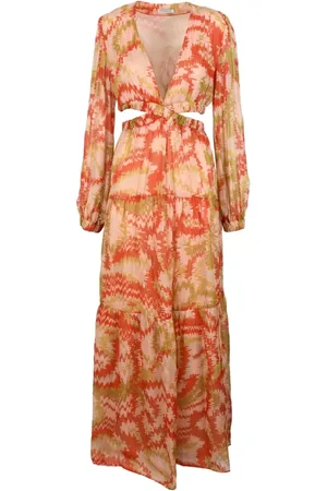 Dondup Dames, Jurken, Veelkleurig, Maat: M Chiffon