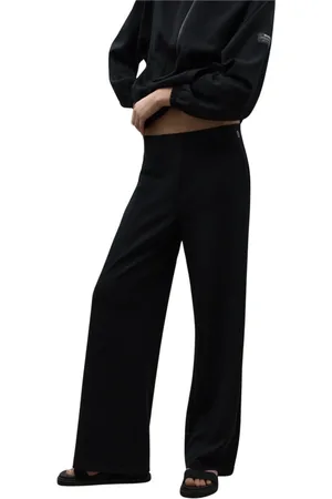 ECOALF Dames, Broeken, Zwart, Maat: L Spandex