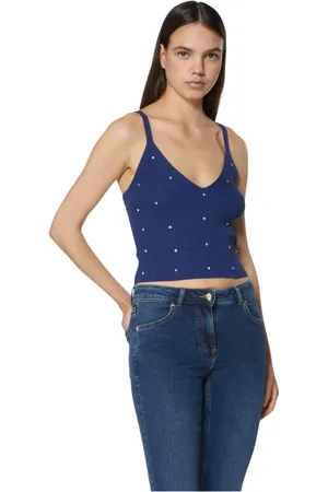 Silvian Heach Dames, Tops, Blauw, Maat: XS Jersey