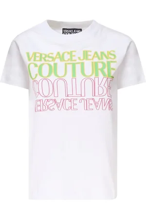 VERSACE Dames, Tops, Wit, Maat: 2XL