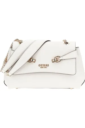 Guess Dames, Tassen, Wit, Maat: ONE Size Leer