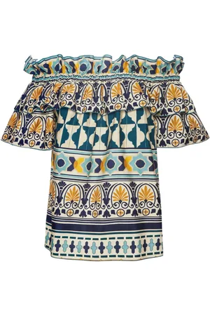 La DoubleJ Dames, Blouses & Shirts, Veelkleurig, Maat: S Katoen