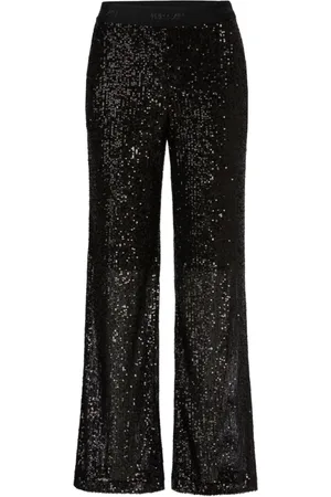 Marc Cain Dames, Broeken, Zwart, Maat: XL