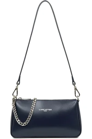Lancaster Dames, Tassen, Blauw, Maat: ONE Size Leer