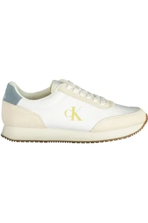 Calvin Klein Heren, Schoenen, Wit, Maat: 41 EU Poliester