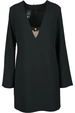 ACCESS FASHION Dames, Jurken, Zwart, Maat: M Poliester