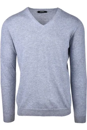ALPHA STUDIO Heren, Truien, Blauw, Maat: XL Wol
