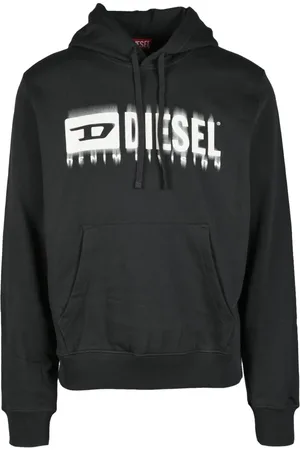 Diesel Heren, Sweatshirts & Hoodies, Grijs, Maat: L Katoen