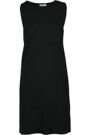 Calvin Klein Dames, Jurken, Zwart, Maat: S Katoen