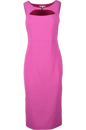 Patrizia Pepe Dames, Jurken, Roze, Maat: 2XS Poliester