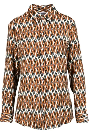 Attic and Barn Dames, Blouses & Shirts, Bruin, Maat: L Viscose