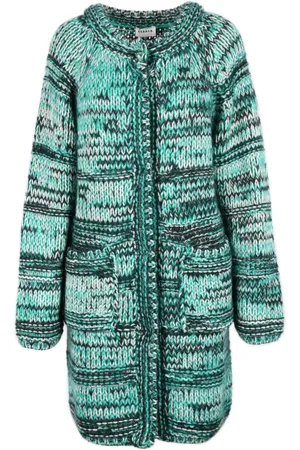 P.A.R.O.S.H. Dames, Truien, Groen, Maat: XS Wol