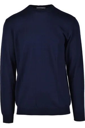 D.A. Daniele Alessandrini Heren, Truien, Blauw, Maat: S Wol