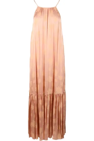 Alessia Santi Dames, Jurken, Bruin, Maat: XS Viscose