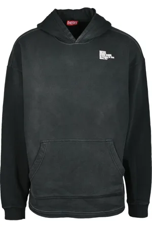 Diesel Heren, Sweatshirts & Hoodies, Grijs, Maat: S Katoen