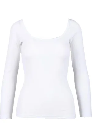 ALPHA STUDIO Dames, Tops, Wit, Maat: 2XS Katoen