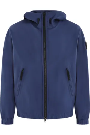 Stone Island Heren, Jassen, Blauw, Maat: M Katoen
