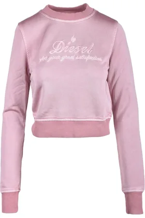 Diesel Dames, Sweatshirts & Hoodies, Roze, Maat: S Katoen