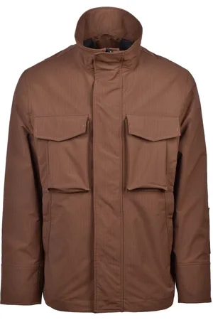 Dondup Heren, Jassen, Bruin, Maat: 2XL Poliester