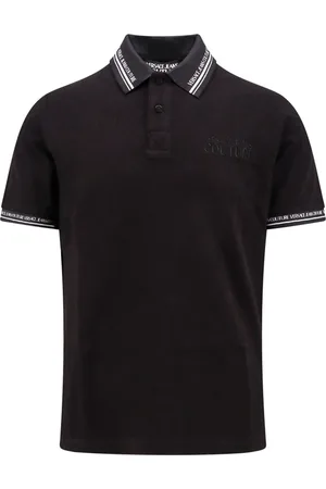 VERSACE Heren, Tops, Zwart, Maat: S Katoen