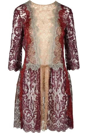 Alberta Ferretti Dames, Jurken, Veelkleurig, Maat: M Poliester