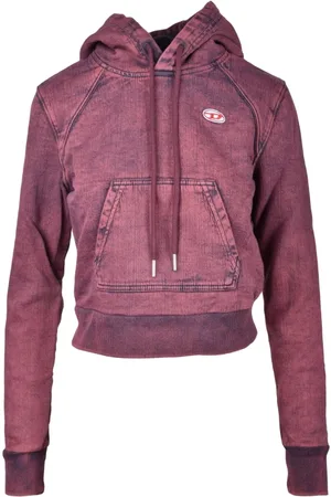 Diesel Dames, Sweatshirts & Hoodies, Rood, Maat: S Katoen