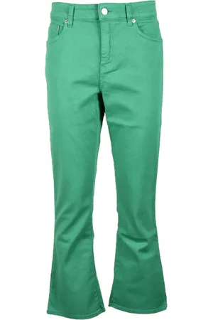 DEPARTMENT FIVE Dames, Jeans, Groen, Maat: W30 Katoen