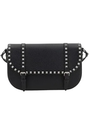VALENTINO GARAVANI Heren, Tassen, Zwart, Maat: ONE Size Leer
