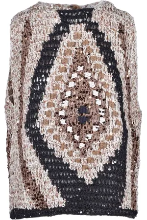 Brunello Cucinelli Dames, Truien, Veelkleurig, Maat: M Katoen
