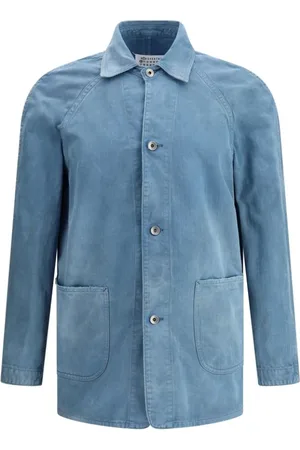 Maison Margiela Heren, Overhemden, Blauw, Maat: XL Denim